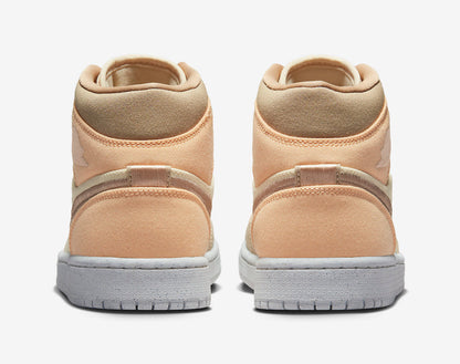 Jordan 1 Mid SE Canvas Khaki (Women's) - Vista 5