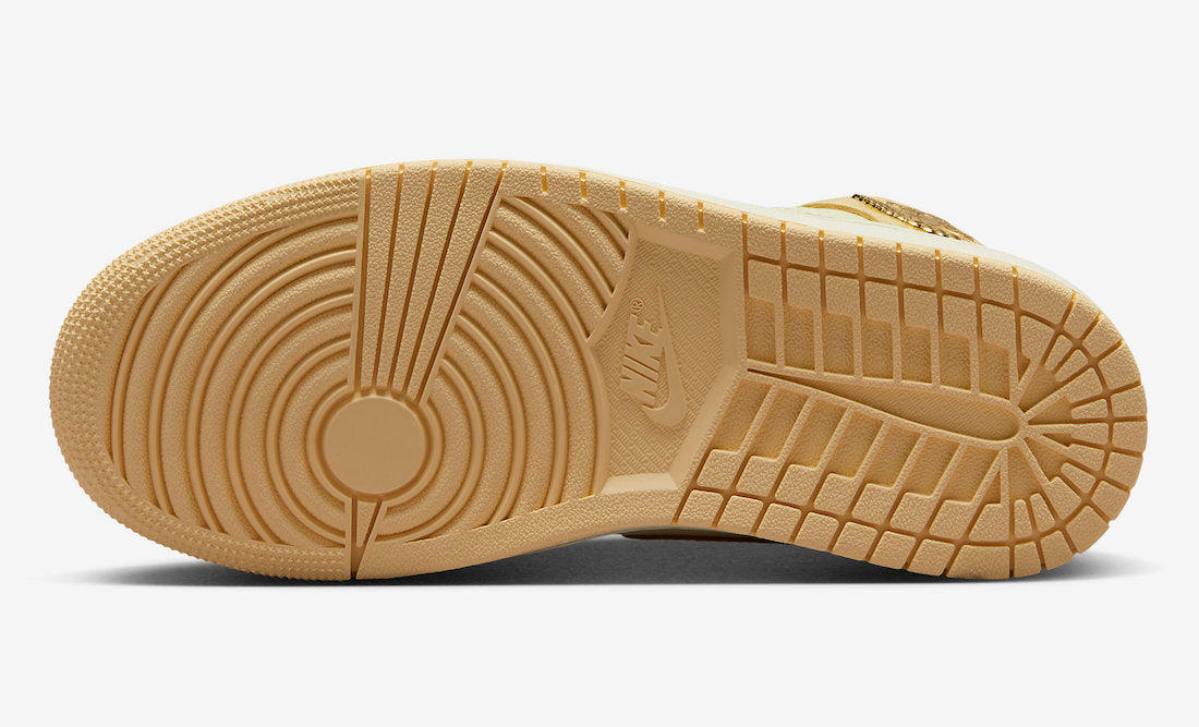 Jordan 1 Mid SE Pale Vanilla Metallic Gold - Vista 6
