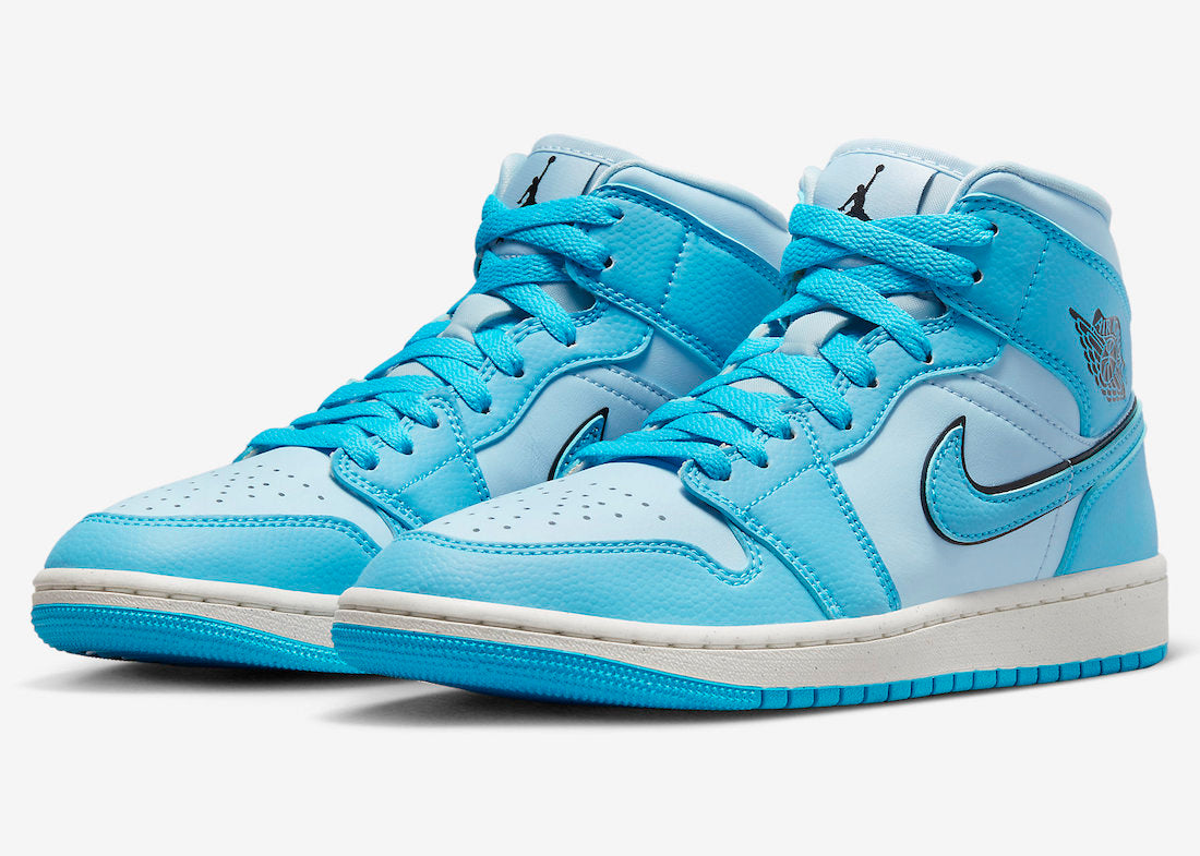 Jordan 1 Mid SE Ice Blue - Vista 1