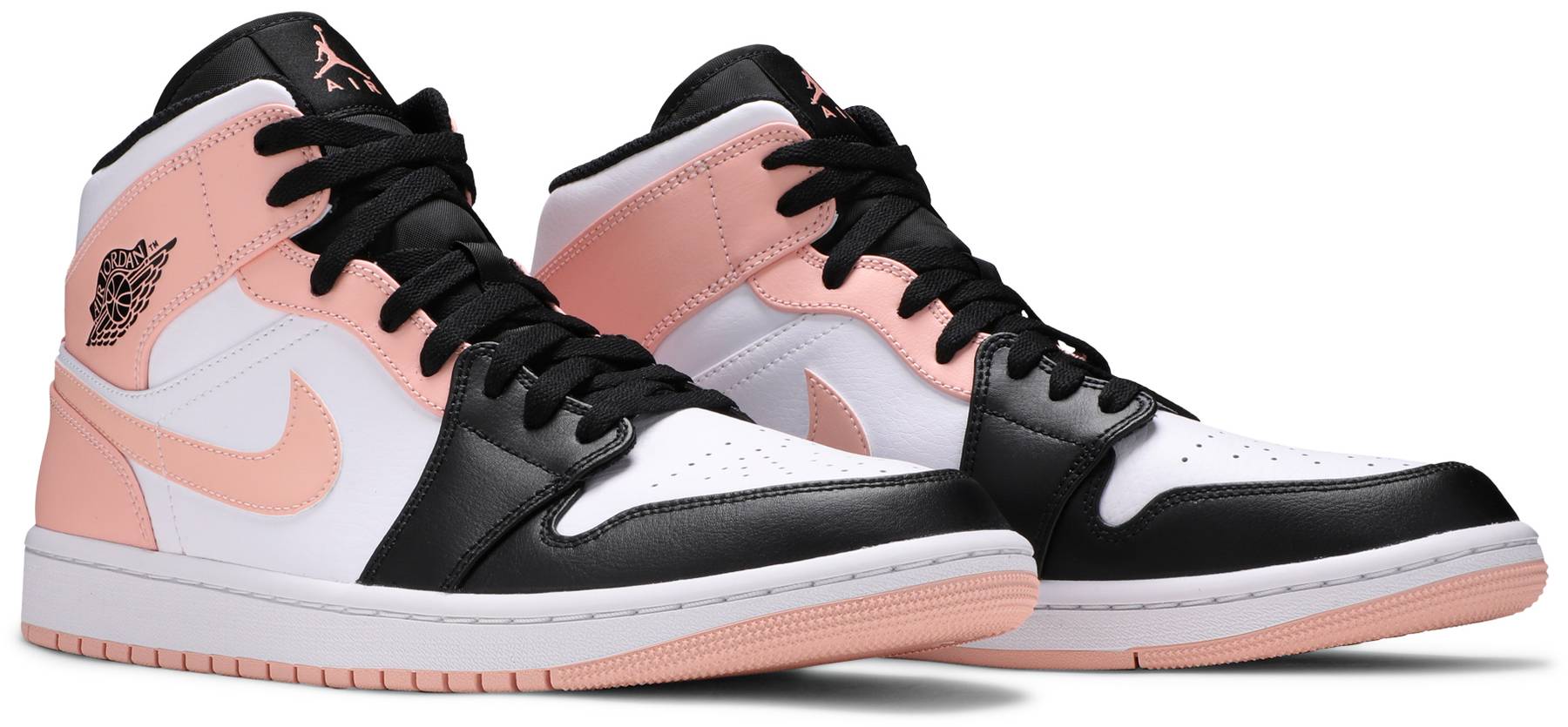 Jordan 1 Mid Arctic Orange Black Toe - Vista 2