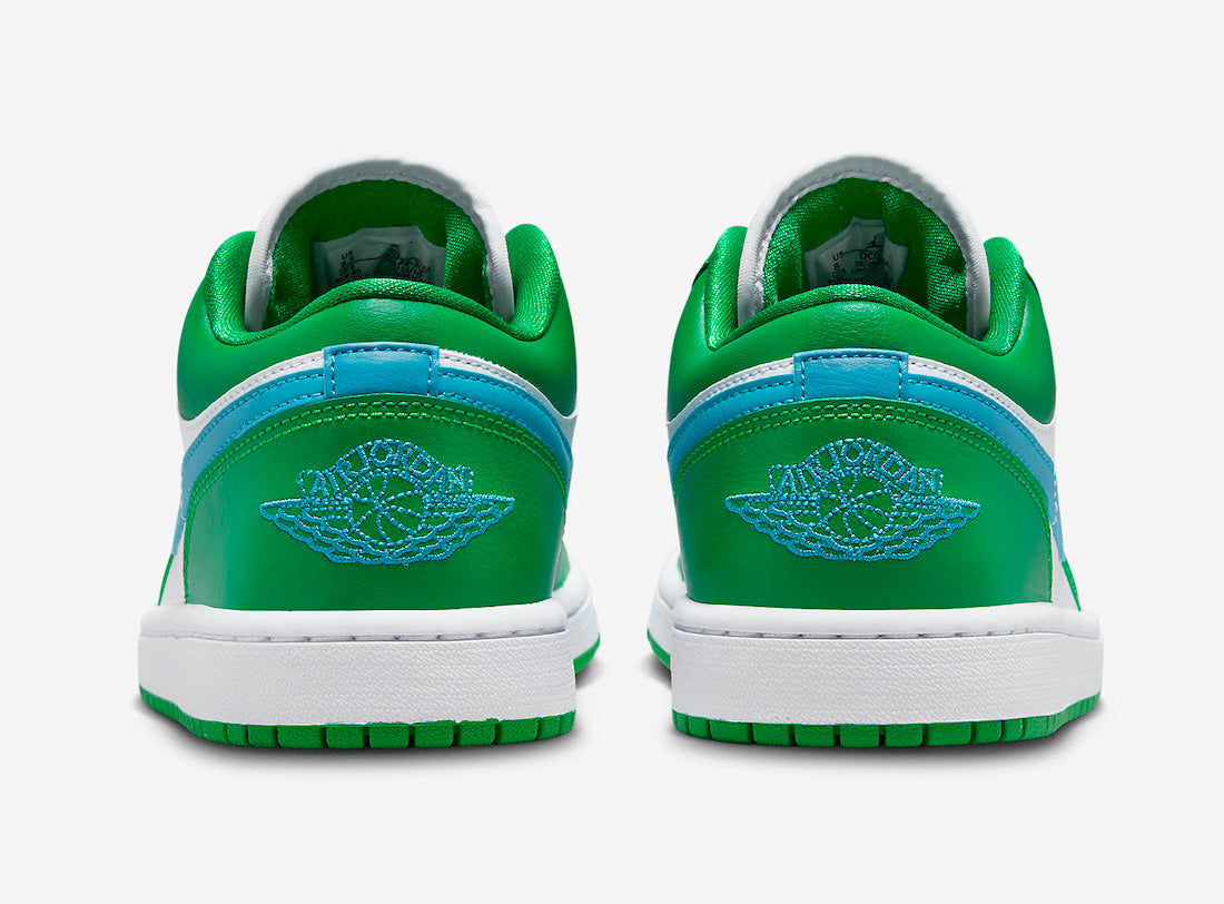 Jordan 1 Low Lucky Green Aquatone - Vista 5