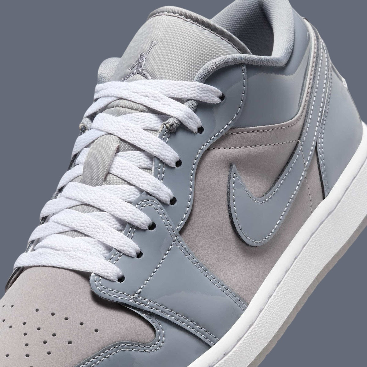 Jordan 1 Low SE Medium Grey Cool Grey White - Vista 7