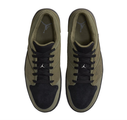 Jordan Nu Retro 1 Low Medium Olive Black - Vista 4