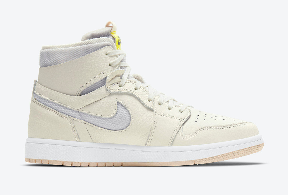 Jordan 1 High Zoom Air CMFT Pearl White (Women's) - Vista 3