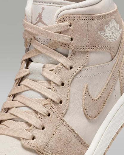 Jordan 1 Mid SE Legend Light Brown (Women's) - Vista 7