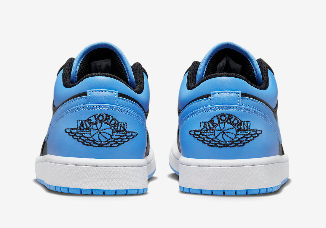 Jordan 1 Low Black University Blue - Vista 5