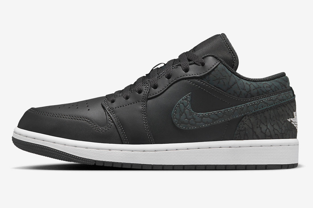 Jordan 1 Low SE Black Elephant - Vista 2