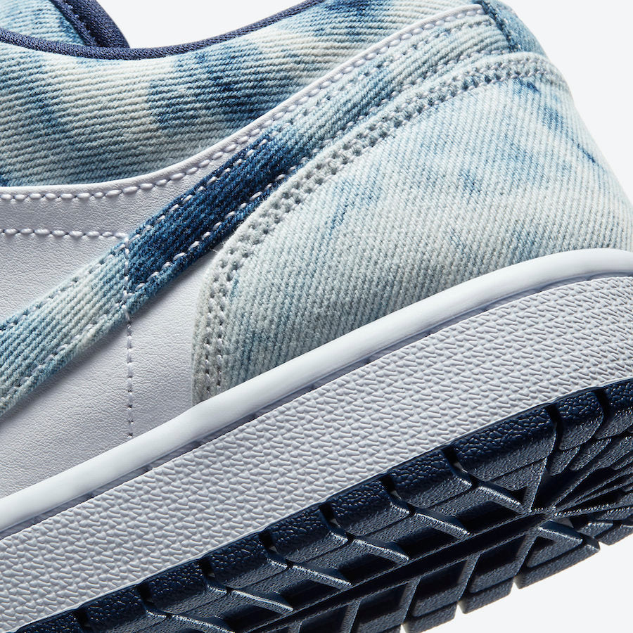 Jordan 1 Low Washed Denim - Vista 8