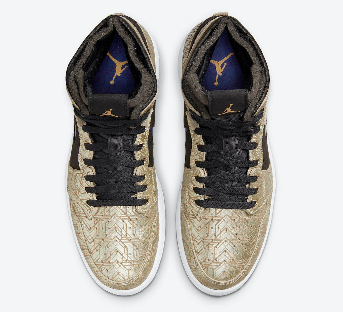 Jordan 1 High Zoom Air CMFT Gold Laser - Vista 4