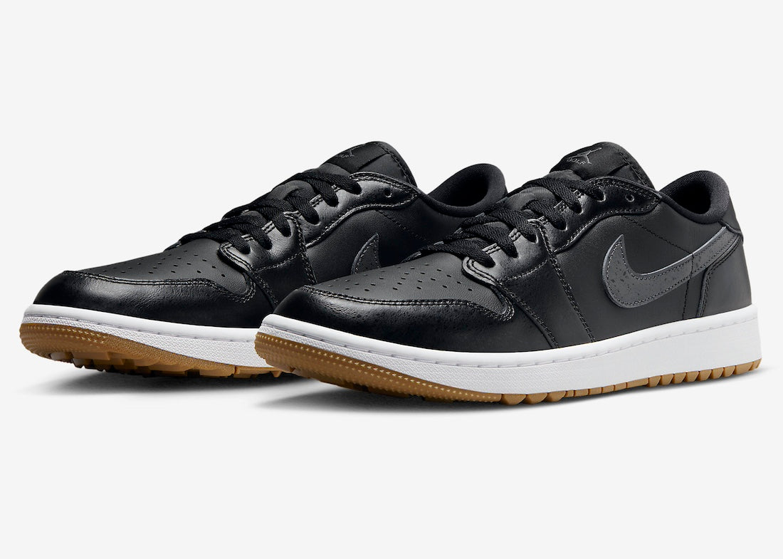 Jordan 1 Retro Low Golf Black Gum - Vista 1