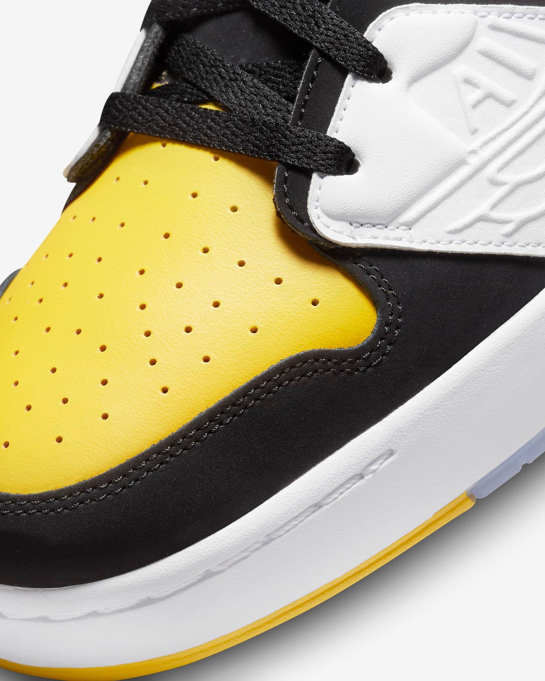 Jordan Nu Retro 1 Low Black Tour Yellow White - Vista 7