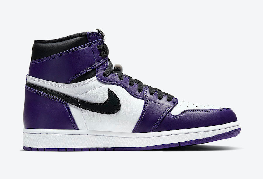 Jordan 1 Retro High Court Purple White - Vista 3