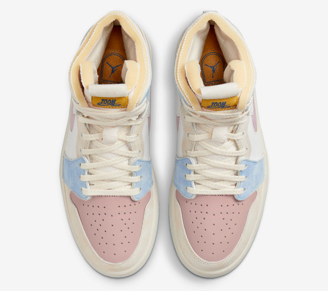 Jordan 1 High Zoom Air CMFT Pink Oxford (Women's) - Vista 4
