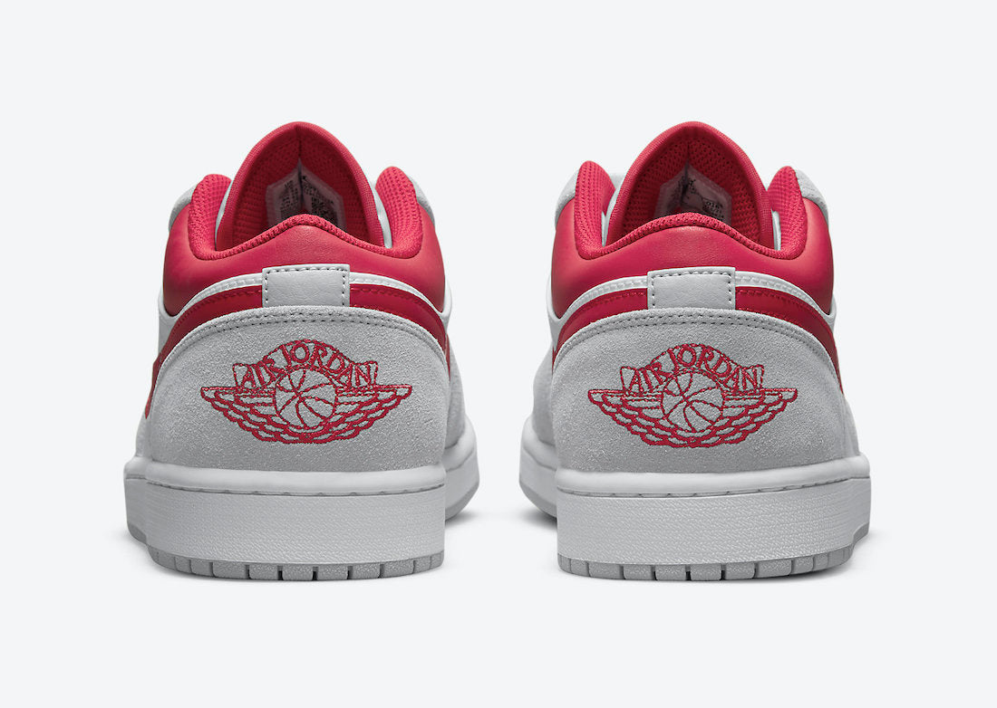 Jordan 1 Low SE Light Smoke Grey Gym Red - Vista 5