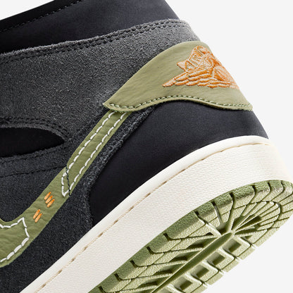 Jordan 1 Mid SE Craft Anthracite Light Olive - Vista 8