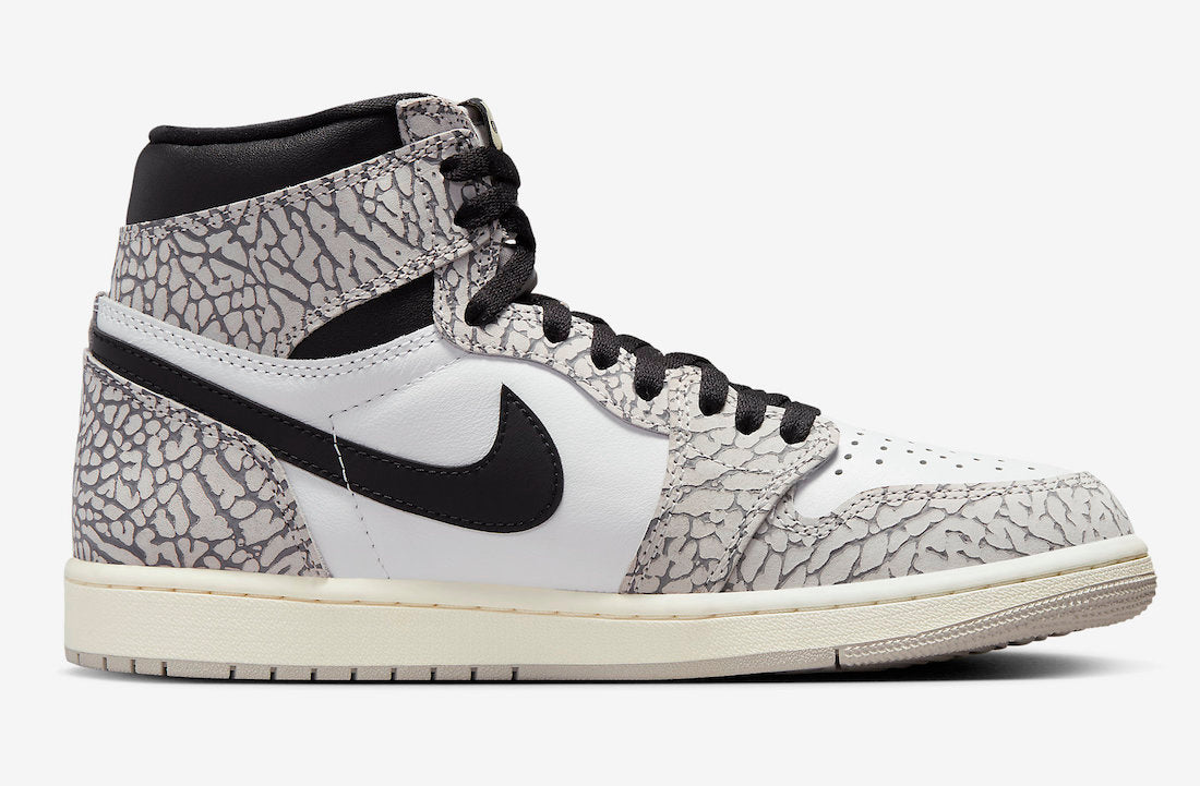 Jordan 1 Retro High OG White Cement - Vista 3