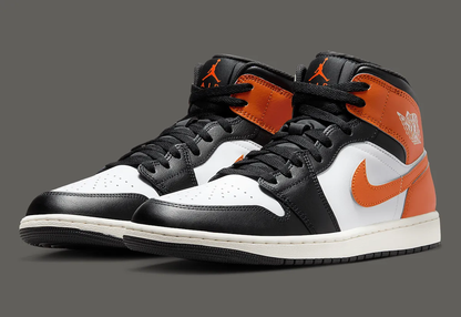 Jordan 1 Mid Black Toe Starfish - Vista 1