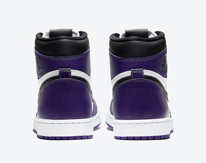 Jordan 1 Retro High Court Purple White - Vista 5