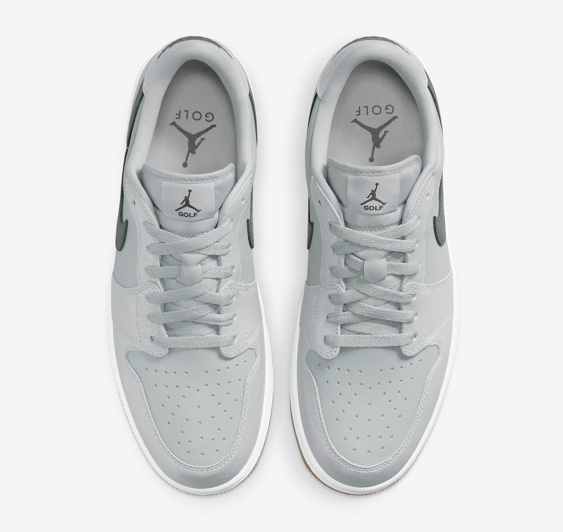 Jordan 1 Retro Low Golf Wolf Grey Gum - Vista 4