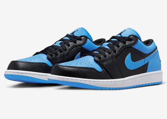 Jordan 1 Low Black University Blue - Vista 1