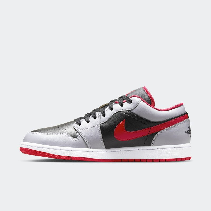 Jordan 1 Low Black Light Smoke Grey Gym Red - Vista 2
