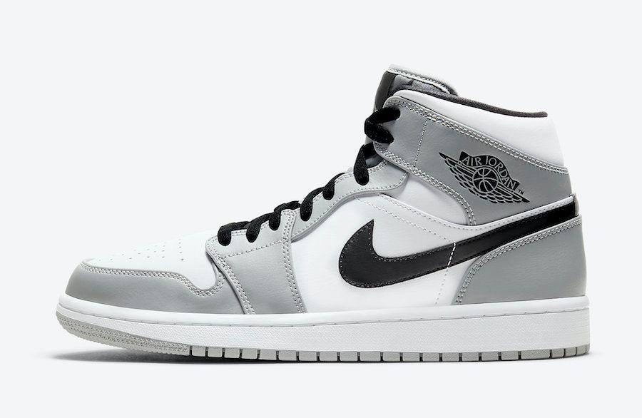 Jordan 1 Mid Light Smoke Grey - Vista 2