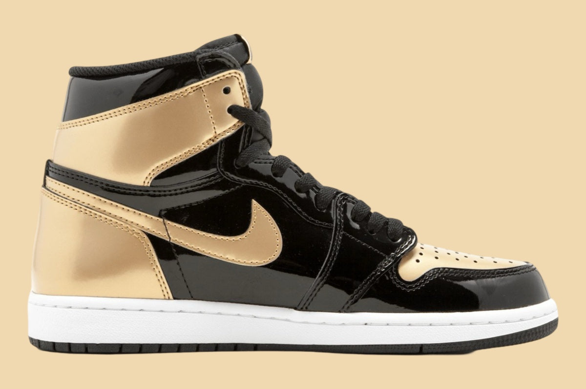 Jordan 1 Retro High NRG Patent Gold Toe - Vista 3