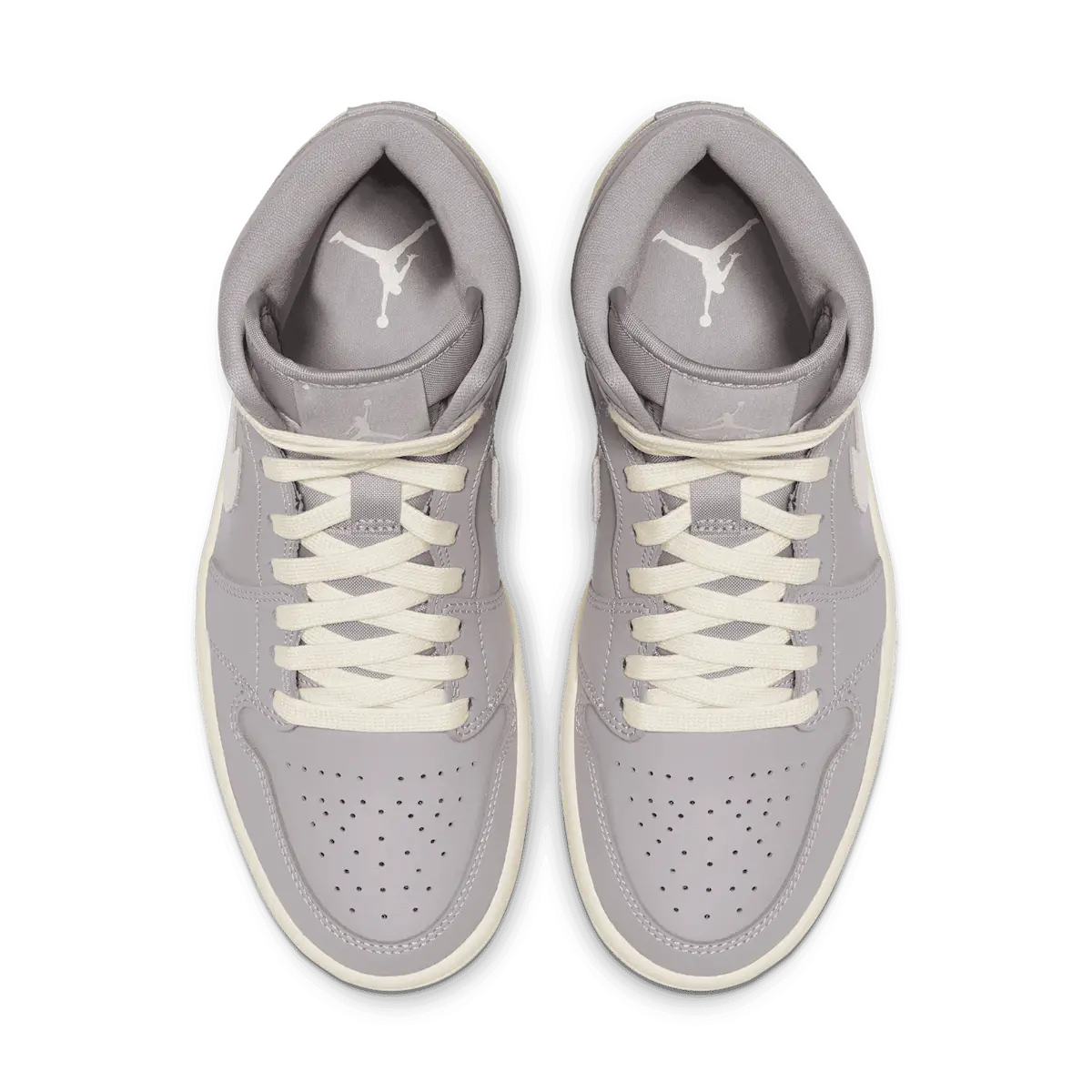 Jordan 1 Mid Atmosphere Grey Pale Ivory (Women's) - Vista 2