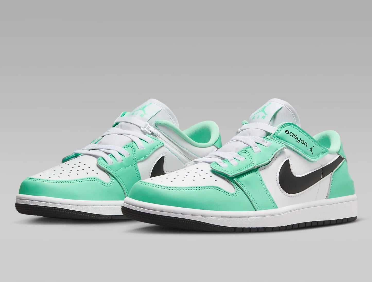 Jordan 1 Low FlyEase Green Glow - Vista 4