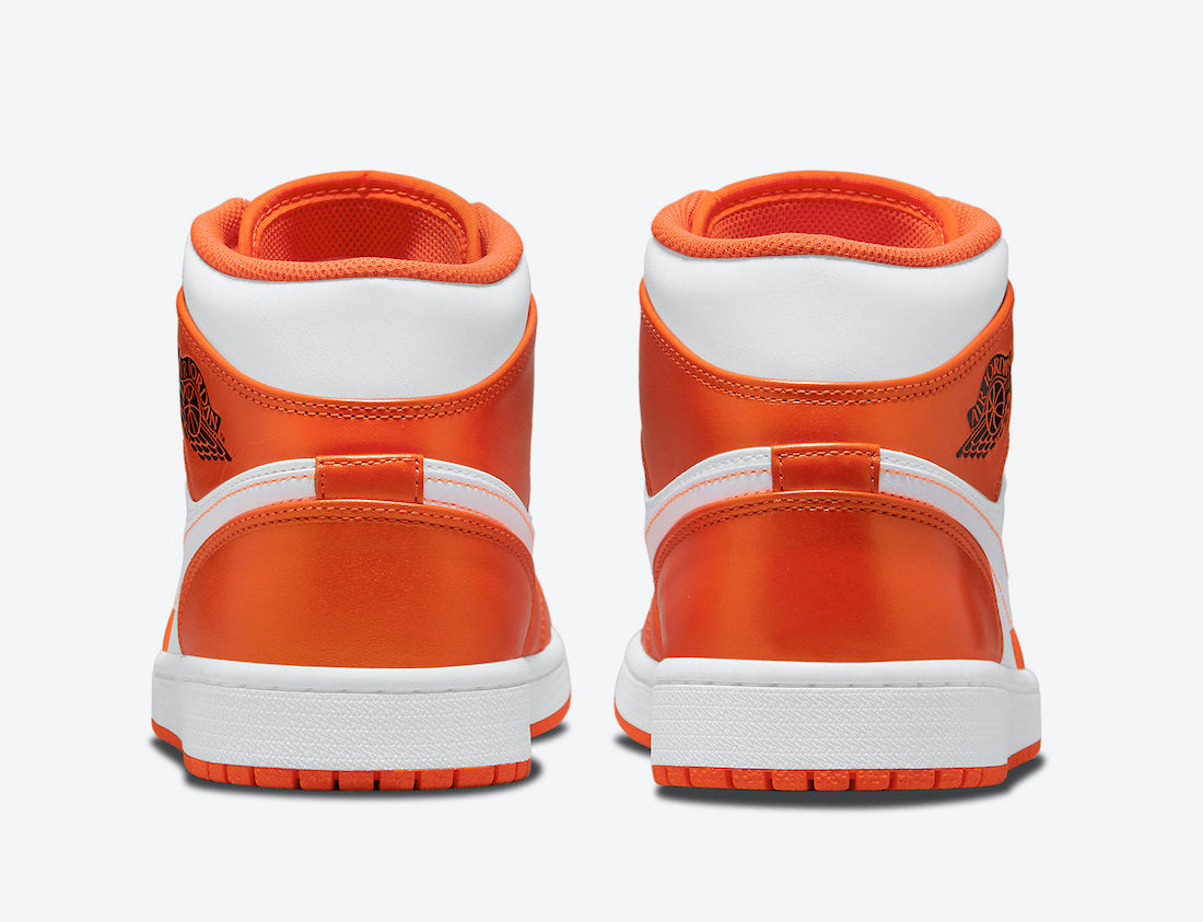 Jordan 1 Mid Metallic Orange - Vista 5