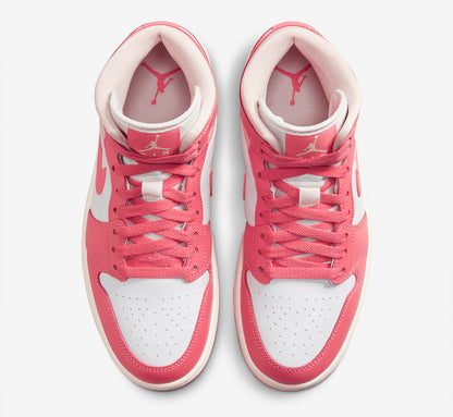 Jordan 1 Mid Strawberries and Cream (Women's) - Vista 4