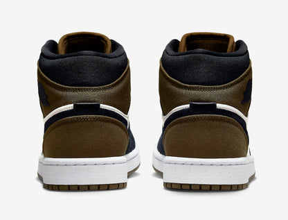 Jordan 1 Mid Olive Toe (Women's) - Vista 5