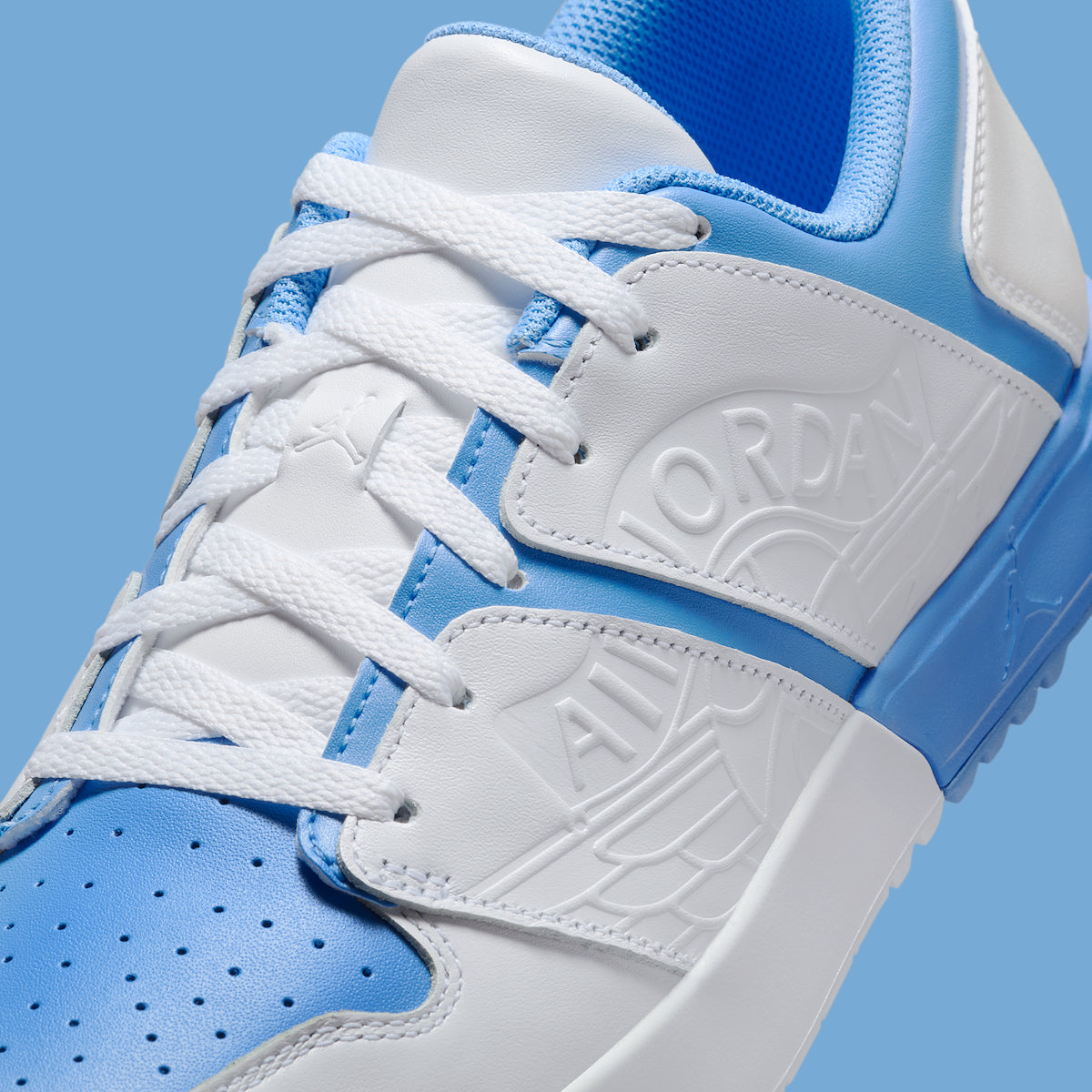 Jordan Nu Retro 1 Low Golf White University Blue - Vista 7