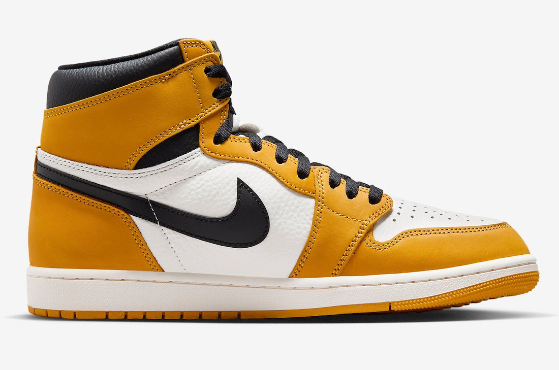 Jordan 1 Retro High OG Yellow Ochre - Vista 3