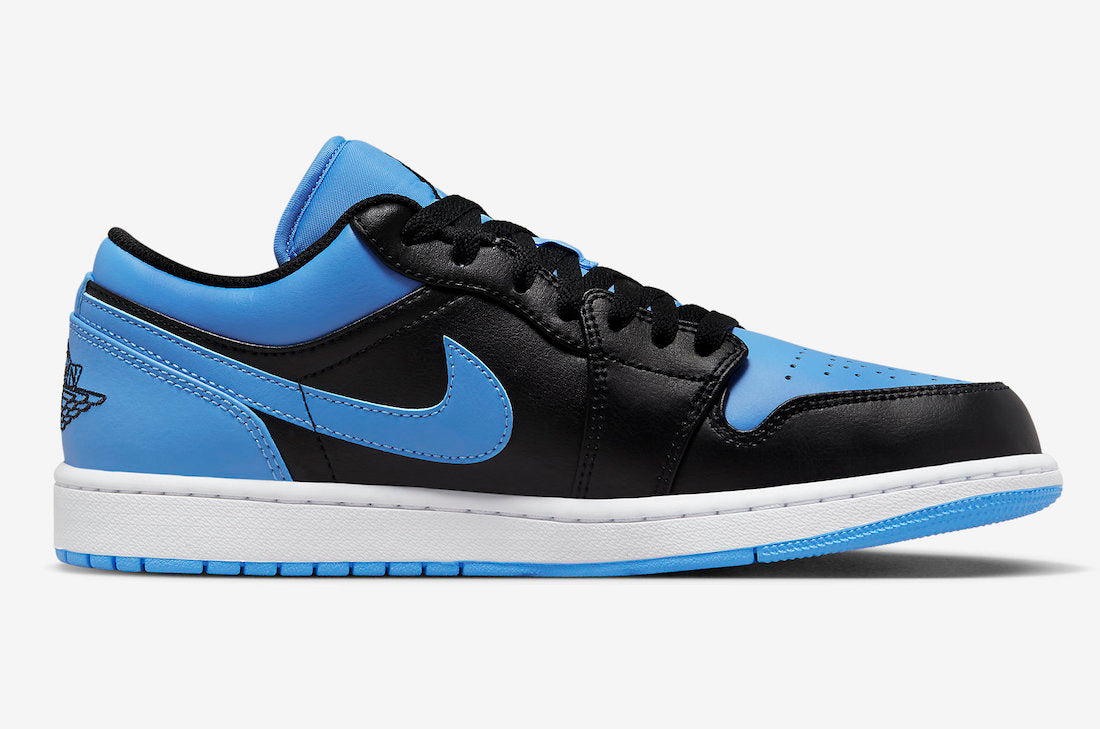 Jordan 1 Low Black University Blue - Vista 3