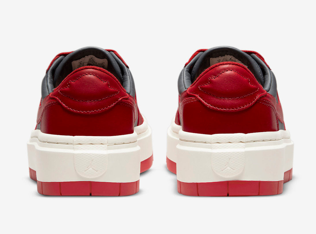 Jordan 1 Elevate Low Dark Grey Varsity Red (Women's) - Vista 5