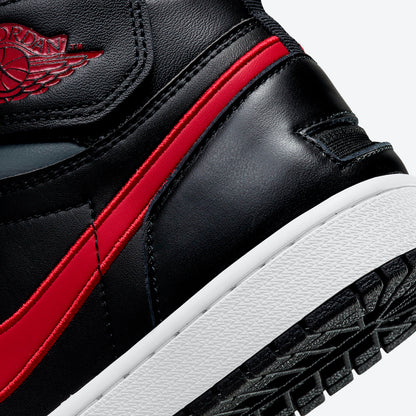 Jordan 1 High FlyEase Black Gym Red Smoke Grey - Vista 8