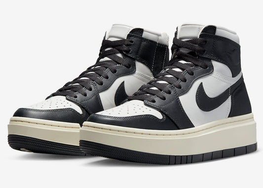 Jordan 1 Elevate High Summit White Dark Ash (Women's) - Vista 1