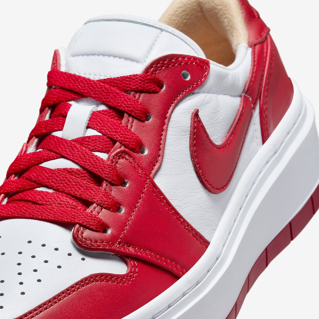 Jordan 1 Elevate Low Varsity Red (Women's) - Vista 7