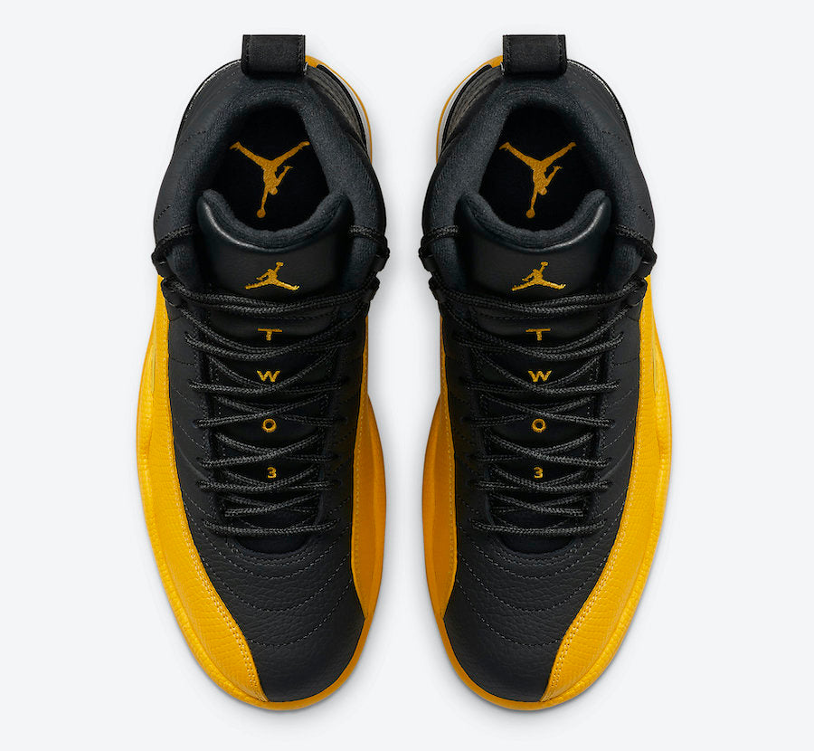 Jordan 12 Retro Black University Gold - Vista 4