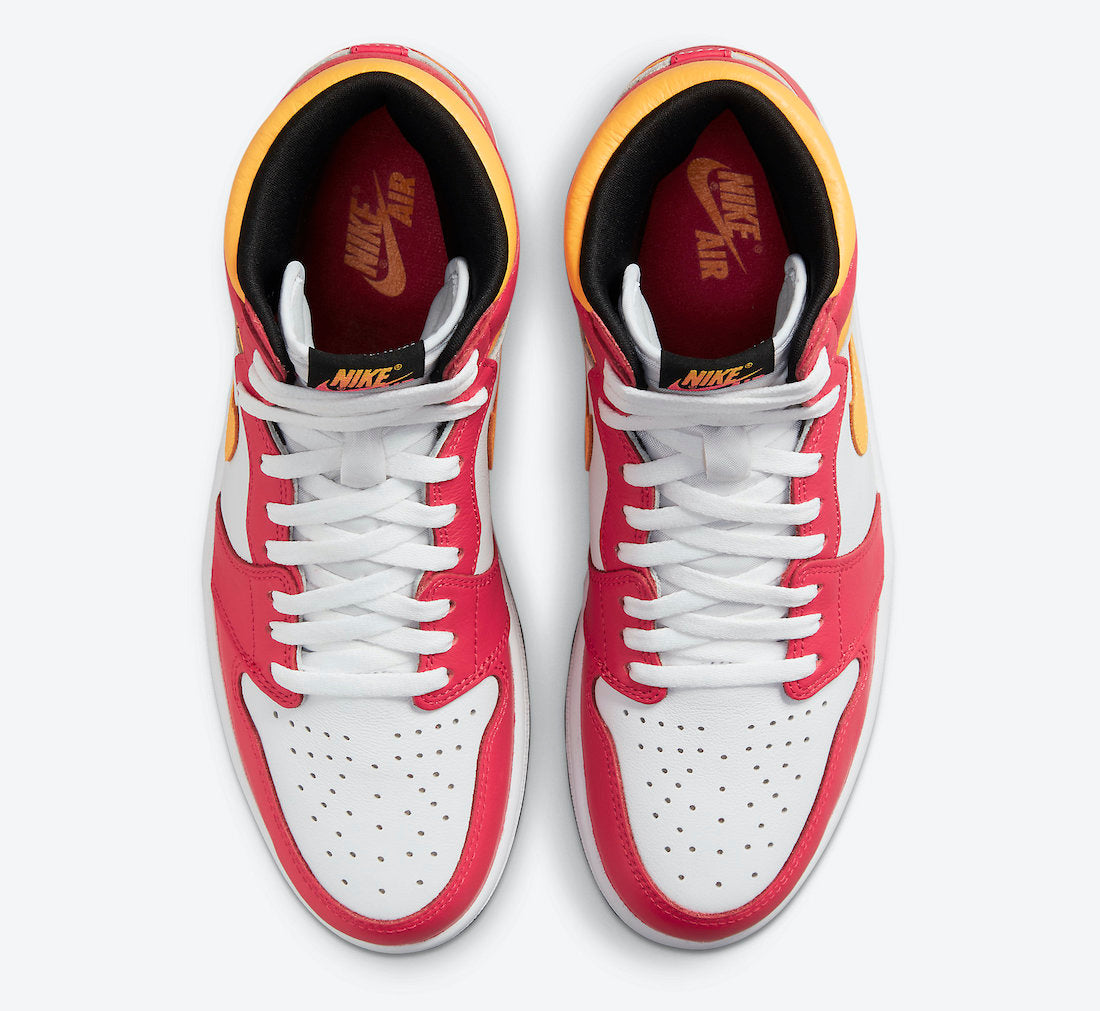 Jordan 1 Retro High OG Light Fusion Red - Vista 4