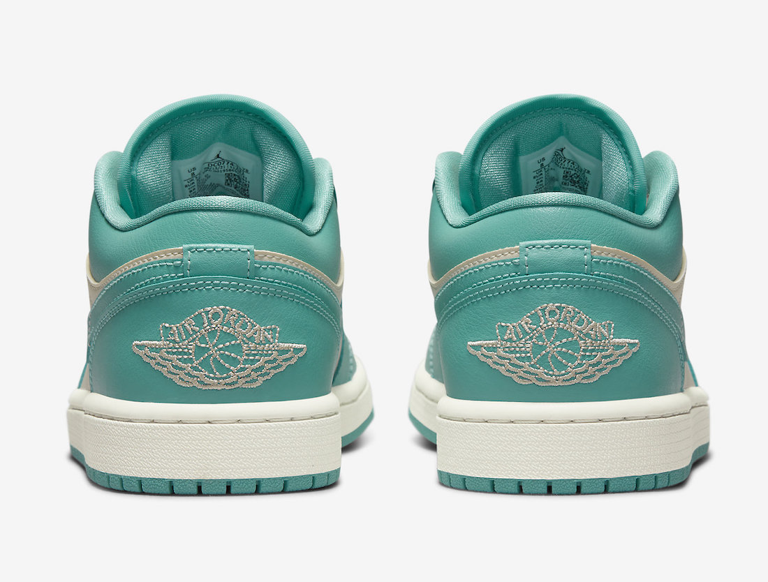 Jordan 1 Low Tropical Teal - Vista 5