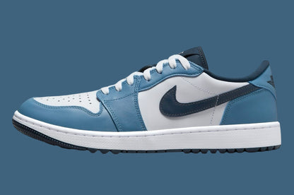 Jordan 1 Low Golf White Aegean Storm - Vista 2