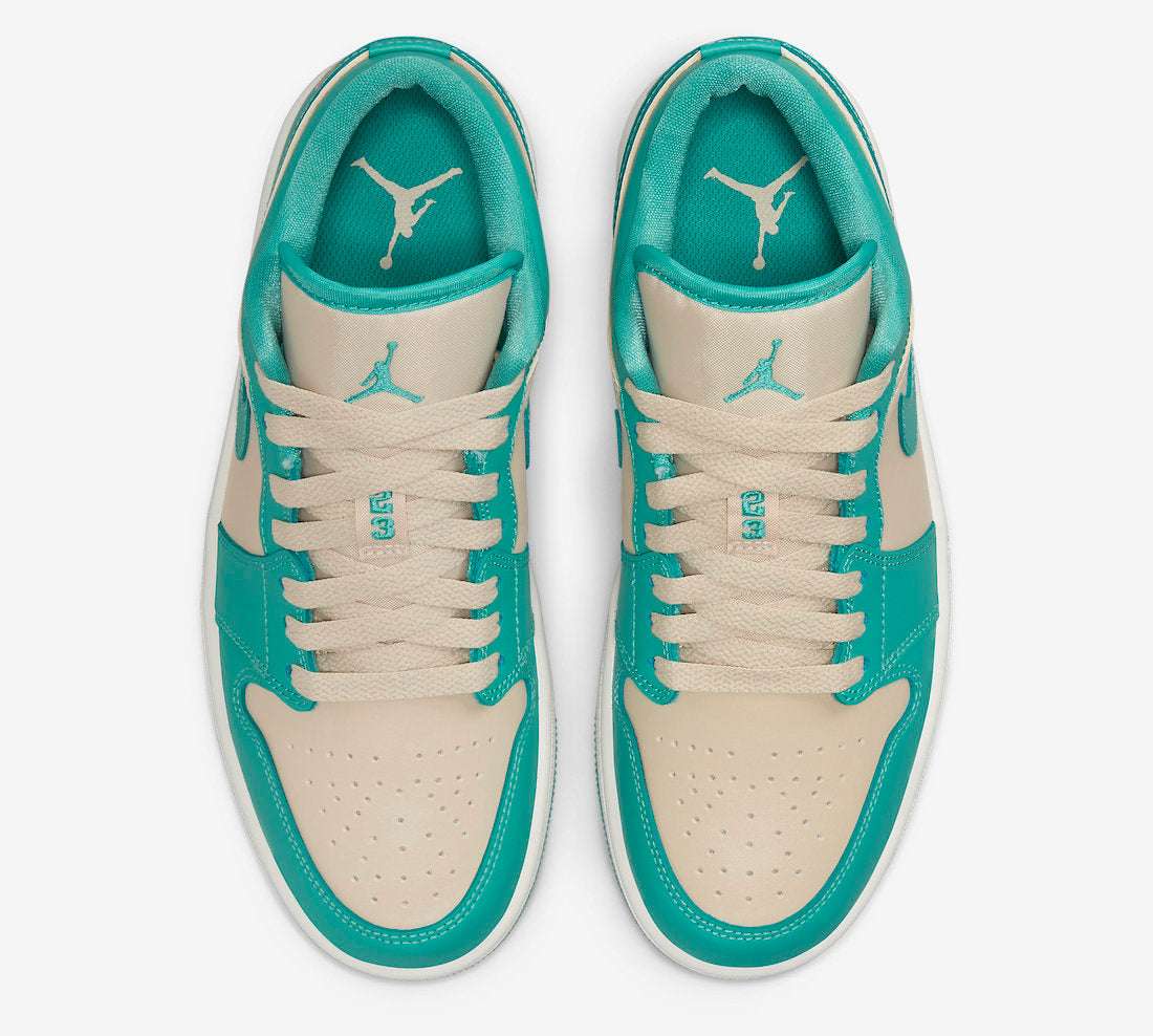 Jordan 1 Low Tropical Teal - Vista 4