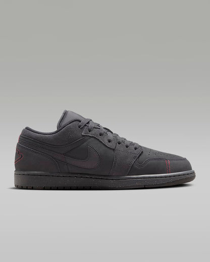 Jordan 1 Low SE Craft Dark Smoke Grey Varsity Red - Vista 3