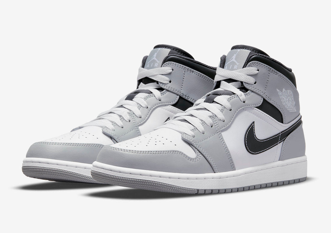 Jordan 1 Mid Light Smoke Grey Anthracite - Vista 1