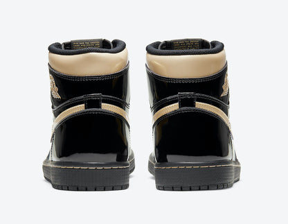 Jordan 1 Retro High Black Metallic Gold (2020) - Vista 5