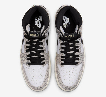 Jordan 1 Retro High OG White Cement - Vista 4