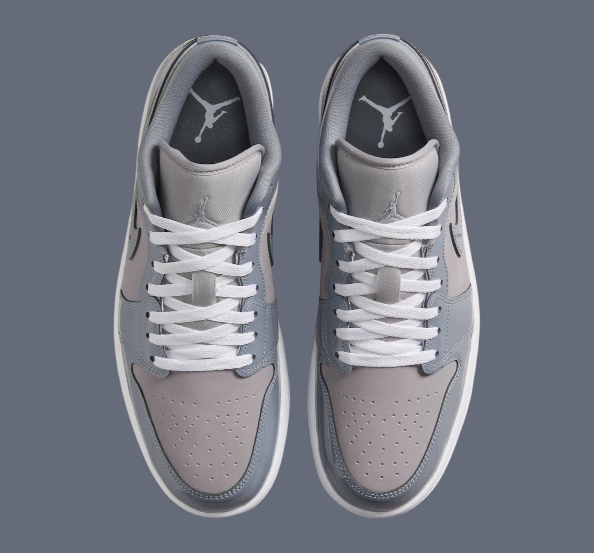 Jordan 1 Low SE Medium Grey Cool Grey White - Vista 4