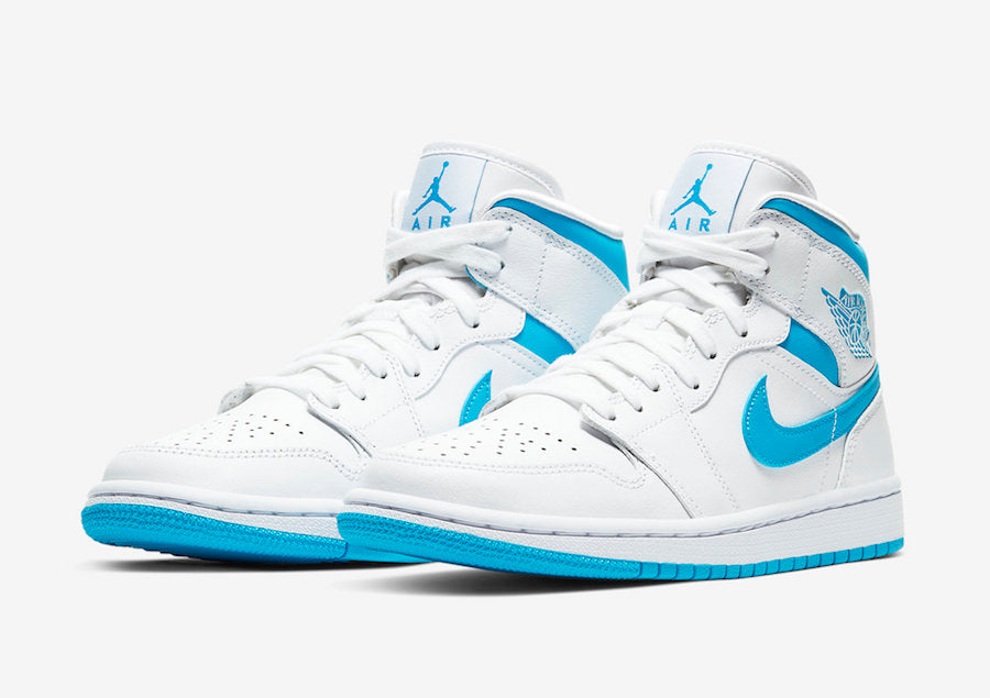 Jordan 1 Mid UNC (Women's) - Vista 1